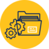 Icon representing information management