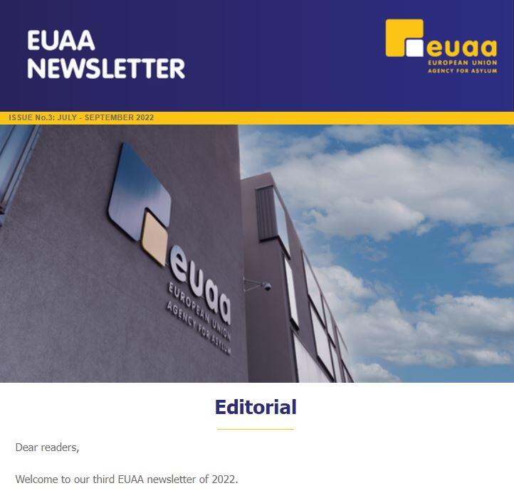EUAA Newsletter - Issue 3/2022