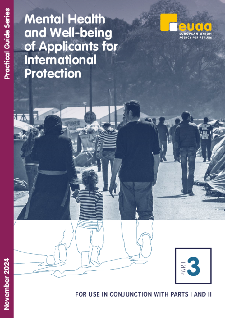 Cover of  Guidance on Mental Health and Well-being of Applicants for International Protection